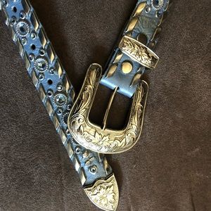 Blue Kippys leather belt size 31